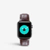 Apple Watch Alligator-embossed Leather Strap And Stainless Steel Case 38mm/40mm -Glam Pouch Store 5355 5355 5060508920670 M