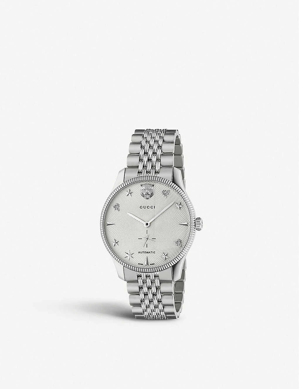 Gucci YA126354 G-Timeless Stainless Steel Watch 3 Gucci YA126354 G-Timeless Stainless Steel Watch