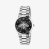 Gucci YA1264136 G-Timeless Stainless Steel Watch -Glam Pouch Store 757 10001 YA1264136 BLACK M