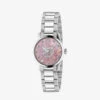 Gucci YA1265013 G-Timeless Stainless Steel And Mother-of-pearl Watch -Glam Pouch Store 757 10001 YA1265013 PINK M