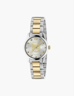 Gucci YA1264595 G-Timeless Yellow Gold-toned And Stainless Steel Watch
