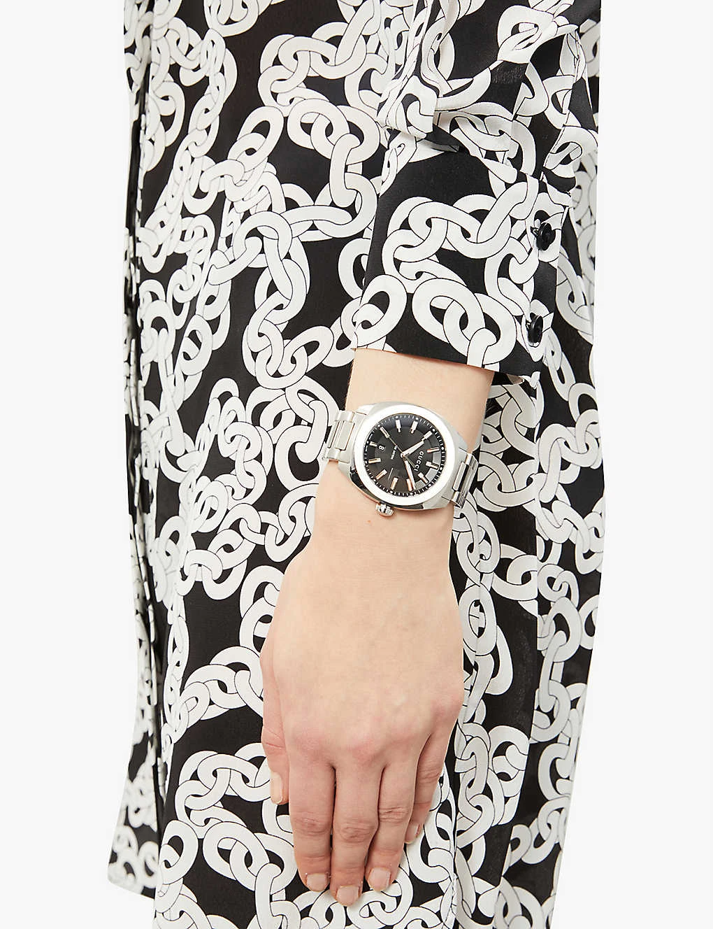 Gucci YA142301 GG2570 Stainless Steel Watch 4 Gucci YA142301 GG2570 Stainless Steel Watch - Image 2