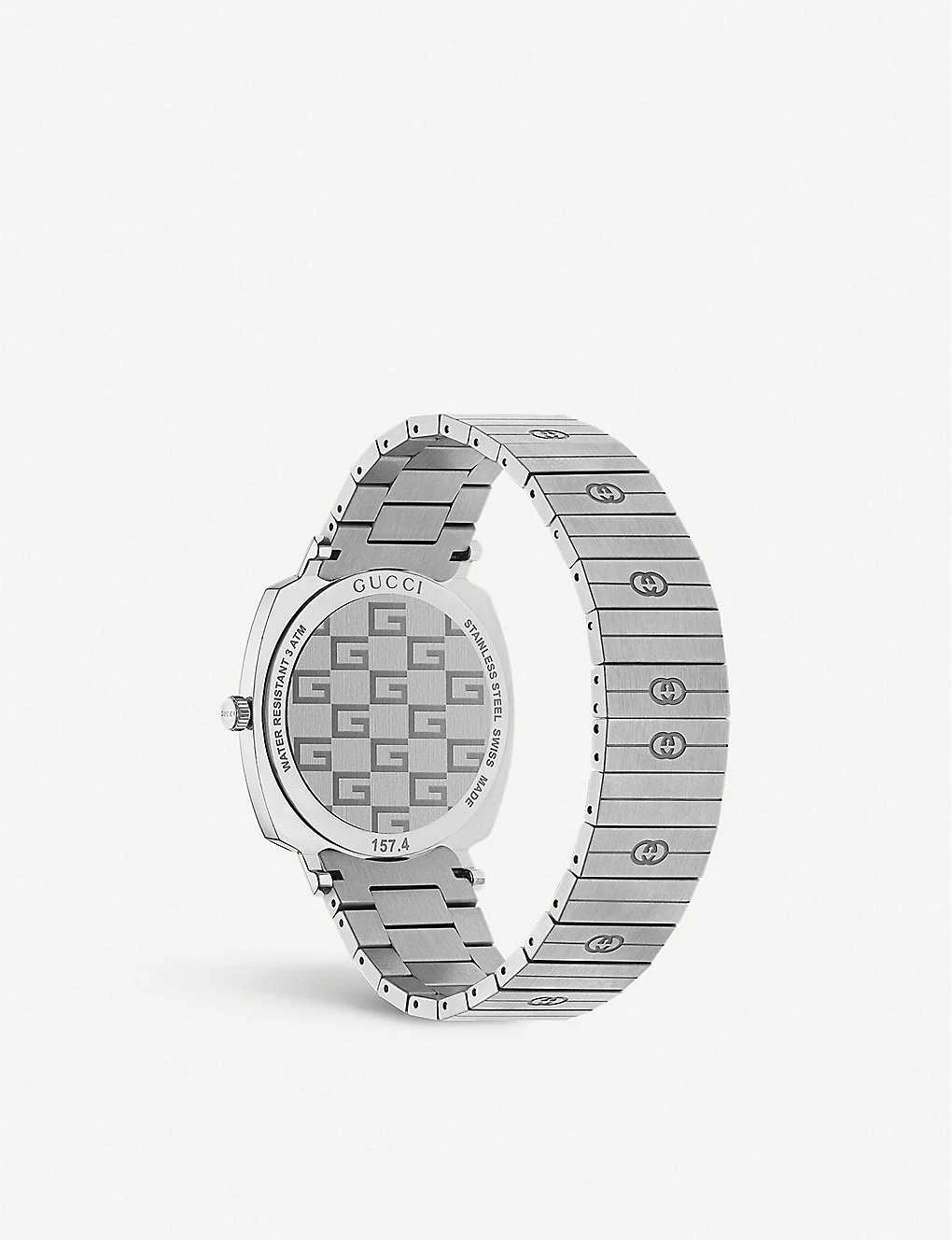 Gucci YA157410 Grip Stainless Steel Watch 5 Gucci YA157410 Grip Stainless Steel Watch - Image 3