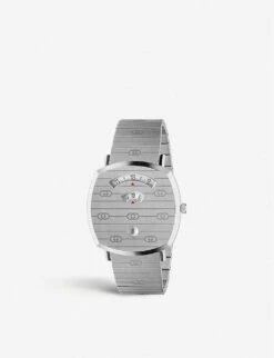 Gucci YA157410 Grip Stainless Steel Watch