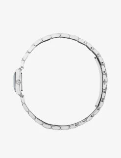 Gucci YA128507 G-frame Collection Stainless Steel And Diamond Watch -Glam Pouch Store 757 10095 YA128507 BLACK ALT02