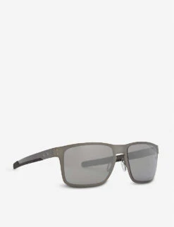 Oakley Oo4123 Square-frame Sunglasses -Glam Pouch Store 779 10017 0888392269799 MATTEGUNMETAL ALT02