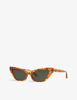 None Le Matin Havana Acetate Cat Eye-frame Sunglasses -Glam Pouch Store 779 10017 8053672092387 BROWN ALT01