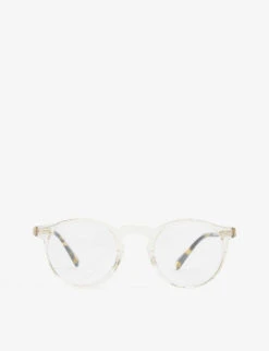 Oliver Peoples Gregory Peck Round-frame Optical Glasses