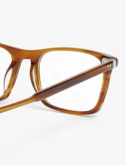 Oliver Peoples Teril Rectangle-frame Optical Glasses 9 Oliver Peoples Teril Rectangle-frame Optical Glasses -Glam Pouch Store 779 10017 827934422568 BROWN ALT03