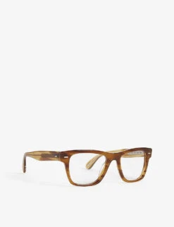 Oliver Peoples Ov5393u Oliver Rectangle-frame Optical Glasses -Glam Pouch Store 779 10017 827934428034 GREEN ALT02