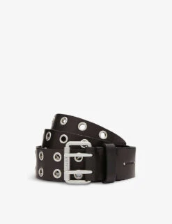 AllSaints Iryna Eyelet Leather Belt