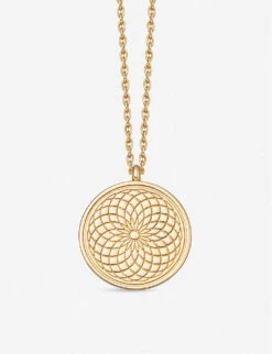Celestial Radial 18ct Yellow-gold Vermeil Necklace