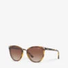 Vogue VO5230S Cat-eye Frame Tortoiseshell Acetate Sunglasses 1 Vogue VO5230S Cat-eye Frame Tortoiseshell Acetate Sunglasses -Glam Pouch Store R00011612 BROWN ALT01
