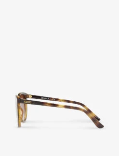 Vogue VO5230S Cat-eye Frame Tortoiseshell Acetate Sunglasses 9 Vogue VO5230S Cat-eye Frame Tortoiseshell Acetate Sunglasses -Glam Pouch Store R00011612 BROWN ALT03