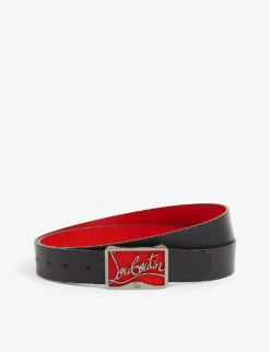 Christian Louboutin Ricky Logo-buckle Leather Belt