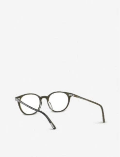 Oliver Peoples OV5429U Mikett Acetate Round-frame Glasses -Glam Pouch Store R00107121 BLACK ALT02