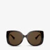 Versace VE4387 Square-frame Acetate Sunglasses -Glam Pouch Store R00123768 BROWN M