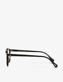 Oliver Peoples OV5186 Gregory Peck Round-frame Acetate Glasses -Glam Pouch Store R03644353 BLACK ALT02