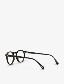 Oliver Peoples OV5186 Gregory Peck Round-frame Acetate Glasses -Glam Pouch Store R03644353 BLACK ALT03
