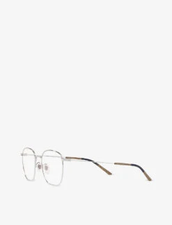 Gucci GG0681O Rectangle-frame Metal Optical Glasses 7 Gucci GG0681O Rectangle-frame Metal Optical Glasses -Glam Pouch Store R03644513 SILVER ALT02