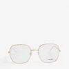 Prada PR56WV Square-frame Metal Glasses -Glam Pouch Store R03644541 GOLD M