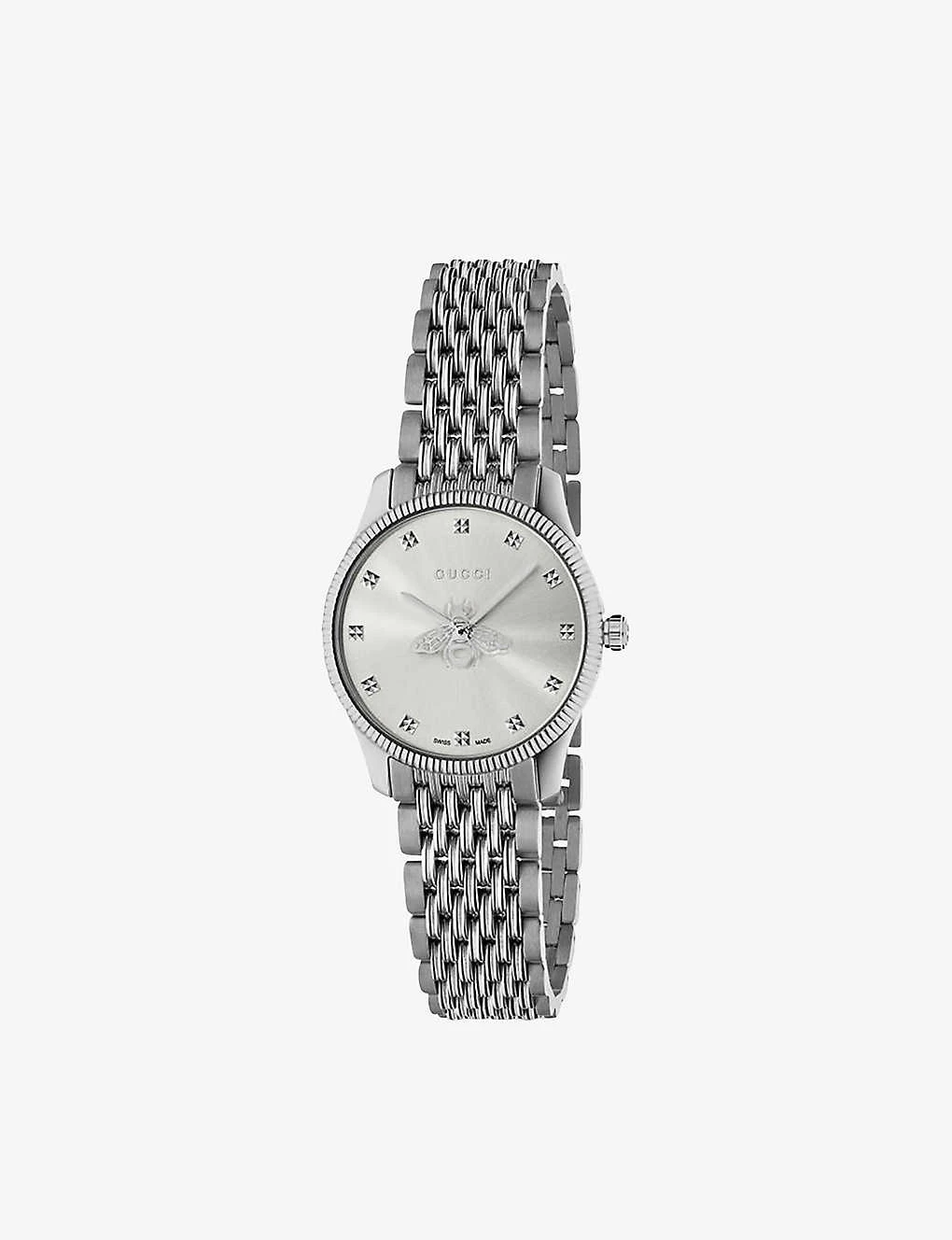 Gucci YA1265019 G-Timeless Slim Stainless Steel Watch 3 Gucci YA1265019 G-Timeless Slim Stainless Steel Watch