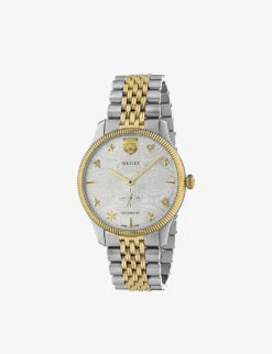 Gucci YA126356 G-Timeless Yellow Gold-plated Stainless-steel Automatic Watch