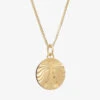 Zodiac Coin Gemini Short 22ct Gold-plated Sterling Silver Necklace 2 Zodiac Coin Gemini Short 22ct Gold-plated Sterling Silver Necklace -Glam Pouch Store R03680700 22CARATGOLDPLATED M