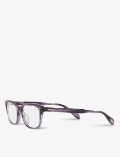 Oliver Peoples OV5224 Ashton Rectangular-frame Acetate Glasses -Glam Pouch Store R03701452 PURPLE ALT02