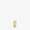 Thomas Sabo 14ct Yellow Gold-plated And Zirconia Hoop Earring