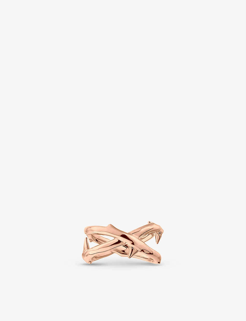 Rose Thorn Rose Gold-plated Vermeil Silver Ring 3 Rose Thorn Rose Gold-plated Vermeil Silver Ring
