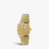 Gucci YA157502 Grip Yellow-gold PVD Watch -Glam Pouch Store R03731917 YELLOWGOLD M