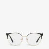Bvlgari BV2203 Cat-eye Metal Optical Glasses -Glam Pouch Store R03756971 BLACK M