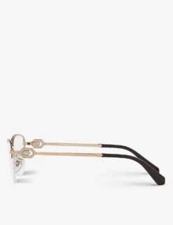 Bvlgari BV2210B Metal Cat-eye Glasses -Glam Pouch Store R03756974 BLACK ALT03