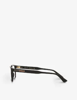 Gucci GG0826O Rectangle-frame Acetate Optical Glasses -Glam Pouch Store R03756992 BLACK ALT03