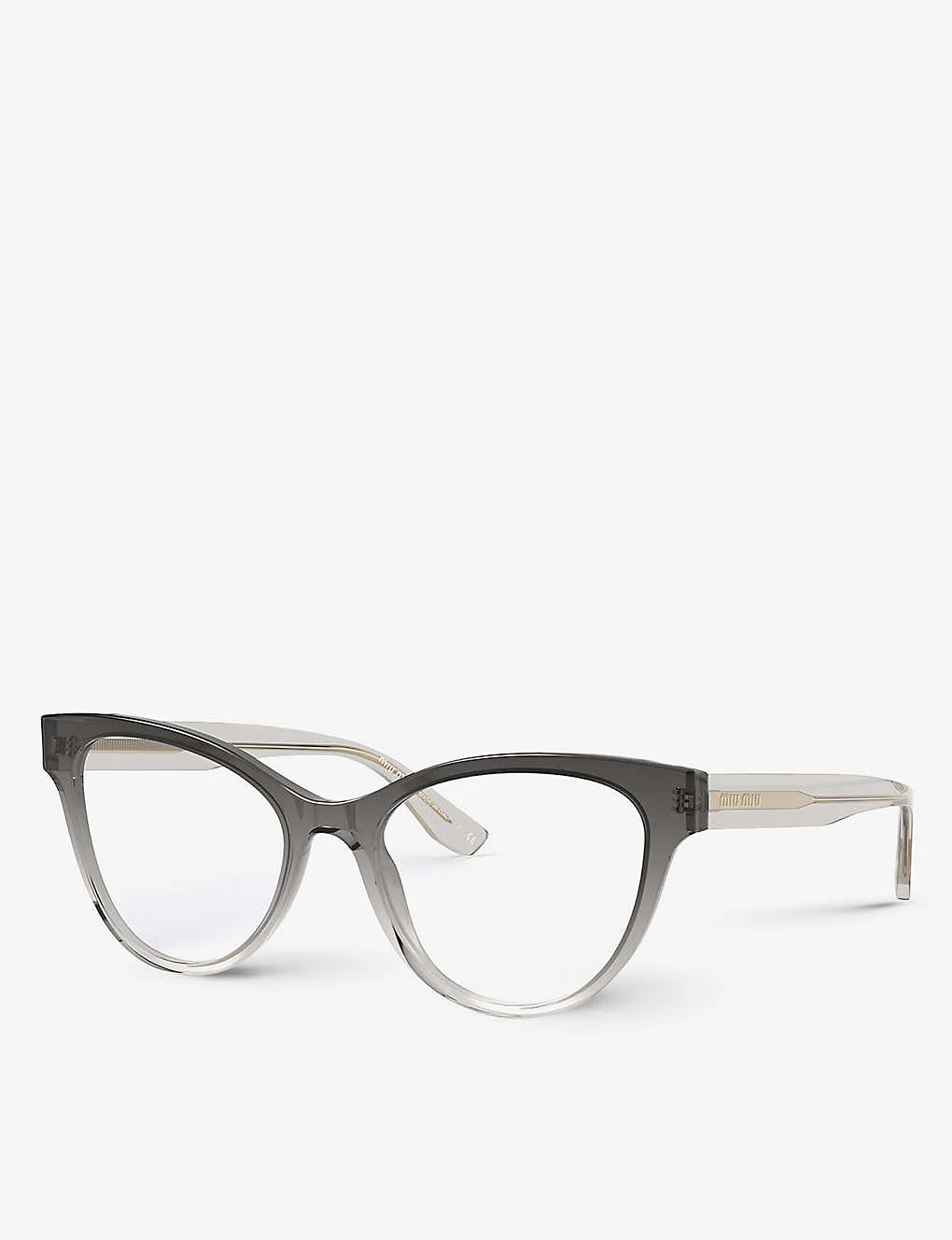 Miu Miu MU01TV Cat’s-eye Frame Acetate Optical Glasses 4 Miu Miu MU01TV Cat’s-eye Frame Acetate Optical Glasses - Image 2