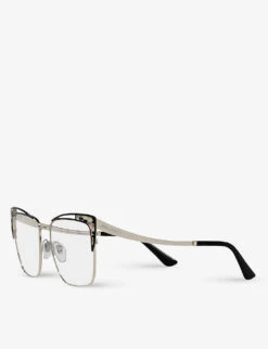 Bvlgari BV2230 Cat-eye Metal Optical Glasses -Glam Pouch Store R03759426 GOLD ALT02