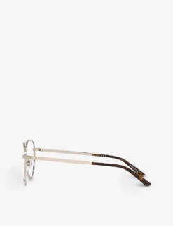 Gucci GG0942O Round-frame Silver-tone Optical Glasses -Glam Pouch Store R03759531 SILVER ALT04
