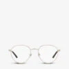 Gucci GG0942O Round-frame Silver-tone Optical Glasses 1 Gucci GG0942O Round-frame Silver-tone Optical Glasses -Glam Pouch Store R03759531 SILVER M