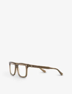 Gucci GG0914O Acetate Rectangular-frame Optical Glasses 8 Gucci GG0914O Acetate Rectangular-frame Optical Glasses -Glam Pouch Store R03759534 BROWN ALT02