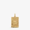 Talisman Heart 18ct Recycled Gold-plated Vermeil Sterling-silver Pendant -Glam Pouch Store R03763991 GOLD M