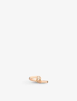 Gucci GG Running 18ct Rose-gold Ring -Glam Pouch Store R03772630 ROSEGOLD ALT01