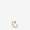 Gucci GG Running 18ct Rose-gold Ring -Glam Pouch Store R03772630 ROSEGOLD M