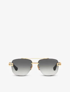 Dita DTS138-A-01-Z Grand-Evo One Square-frame Titanium Aviator Sunglasses