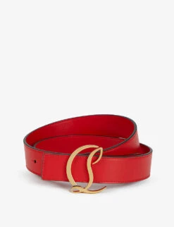 Christian Louboutin Logo-buckle Leather Belt