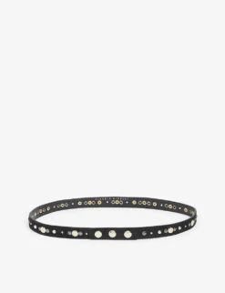 CLAUDIE PIERLOT Avega Studded Faux-leather Belt