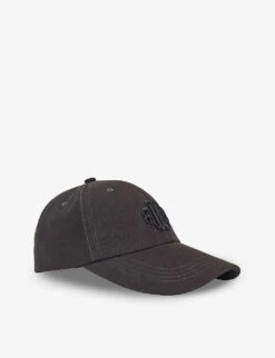 Maje Monogram-embroidered Cotton Baseball Cap