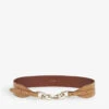 Sandro Chain-detail Leather Belt -Glam Pouch Store R03787735 NATURELS M