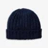 Ribbed Recycled-polyester Beanie Hat -Glam Pouch Store R03788799 NAVY M