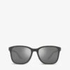 Prada Linea Rossa PS 02WS Square-frame Acetate Sunglasses -Glam Pouch Store R03804113 GREY M
